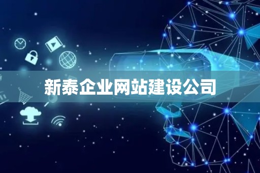 新泰企业网站建设公司