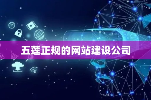 五莲正规的网站建设公司
