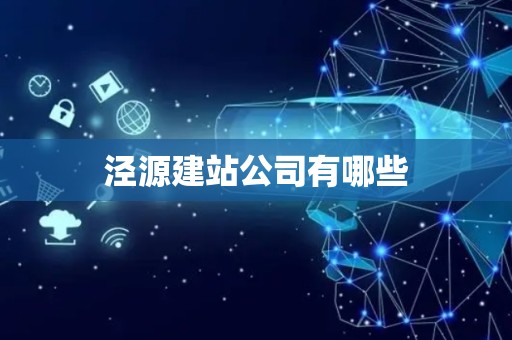 泾源建站公司有哪些